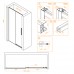 Раздвижная душевая дверь RGW SV-12-B 140*195 прозрачное стекло 6 мм 32321214-14