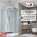 Душевая кабина Avacan EM2080LED AVA 80x80 LED, стекла матовые, профиль хром