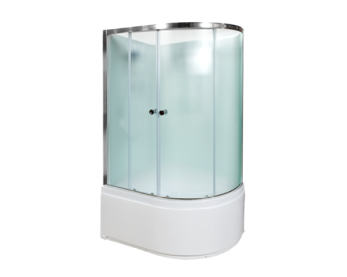Душевая кабина AvaCan D512L AVA 120x90 без крыши, левая, стекла матовые, профиль хром