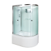 Душевая кабина AvaCan D512L AVA 120x90 без крыши, левая, стекла матовые, профиль хром