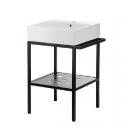 Deanta Temisto Умывальник 500x500 мм с напольной консолью 560x500 мм