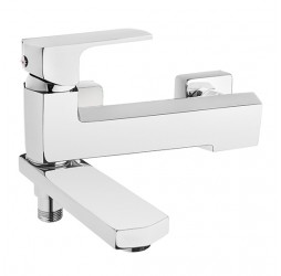 Deante Maruna Смеситель для ванной со складным изливом, хром