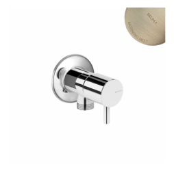 Угловой кран с подключением 3/8 - Elo 125 280 1MM Morning Mist