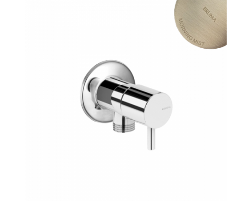 Угловой кран с подключением 3/8 - Elo 125 280 1MM Morning Mist