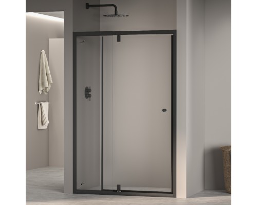 Распашная душевая дверь RGW PA-02-B NEW 90*185 прозрачное стекло 6 мм 41080209-14