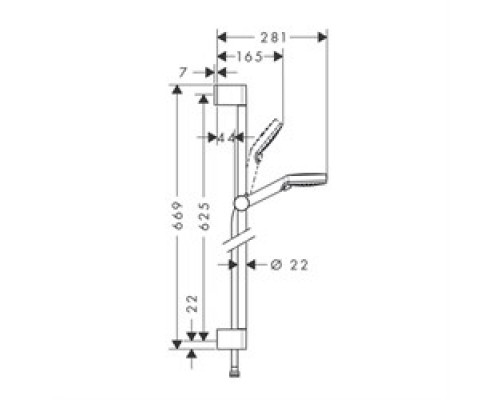 Комплект смесителей Hansgrohe Logis E 100 (c) (71178000+71415000+26532400)