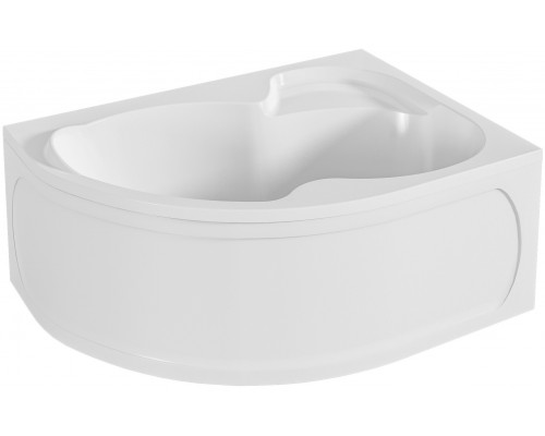 Ванна акриловая 1Марка "AURA" 160*105 R угольная без каркаса и панели