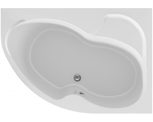 Ванна акриловая 1Марка "AURA" 160*105 R угольная без каркаса и панели