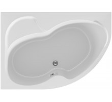 Ванна акриловая 1Марка "AURA" 160*105 L угольная без каркаса и панели