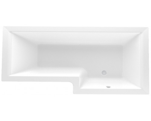 Ванна акриловая 1Марка "LINEA" 165*85 R прямоугольная без каркаса и панели