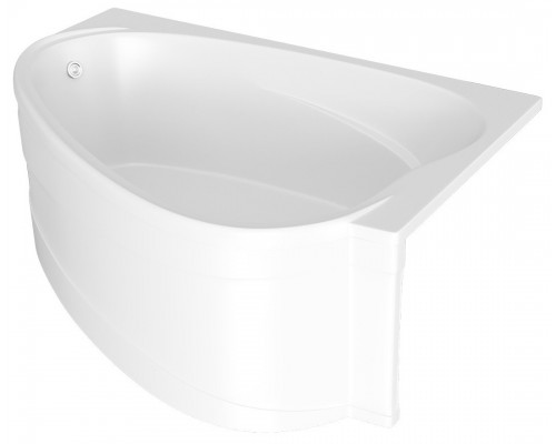 Ванна акриловая 1Марка "LOVE" 185х135 R угловая без каркаса и панели