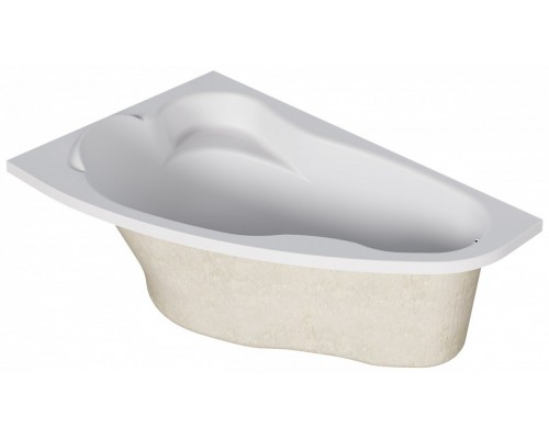 Ванна акриловая 1Марка "Lil" 140*90 L угловая без каркаса и панели
