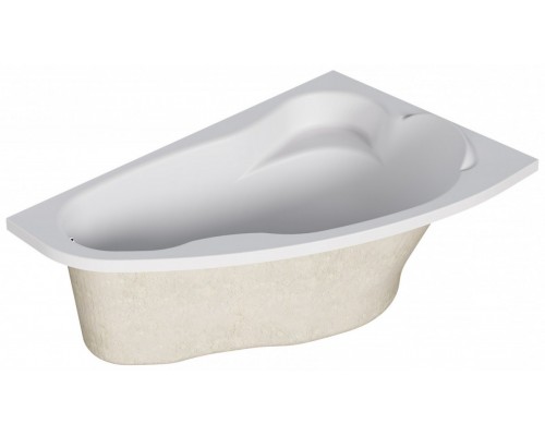 Ванна акриловая 1Марка "Lil" 140*90 R угловая без каркаса и панели