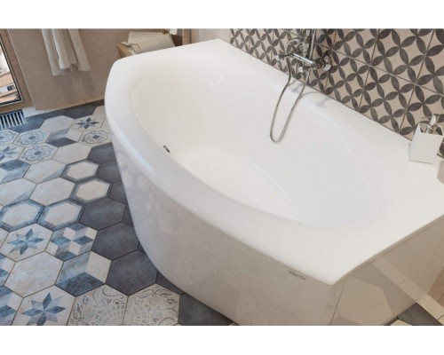 Ванна акриловая 1Марка "NEGA" 170*95 прямоугольная без каркаса и панели