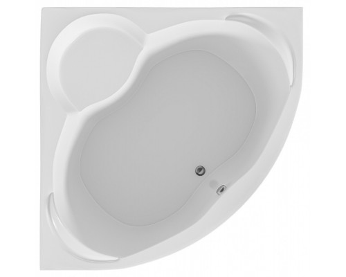 Ванна акриловая 1Марка "TRAPANI" 140*140 угловая без каркаса и панели