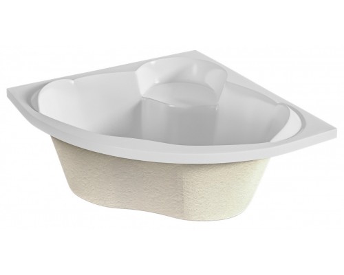 Ванна акриловая 1Марка "TRAPANI" 140*140 угловая без каркаса и панели