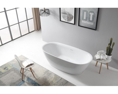 ABBER акриловая ванна слив-перелив стальной каркас 180x84x54 I AB9205