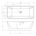 ABBER акриловая ванна слив-перелив стальной каркас 170x80x58 I AB9212-1.7