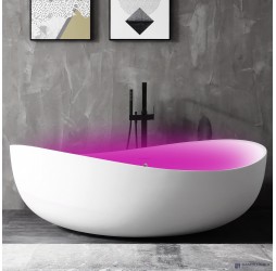 ABBER акриловая ванна слив-перелив стальной каркас 180x110x62 I AB9239LED