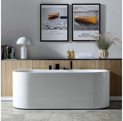 ABBER акриловая ванна слив-перелив стальной каркас 170x78x60 I AB9310