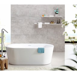 ABBER акриловая ванна слив-перелив стальной каркас 170x80x60 I AB9345-1.7