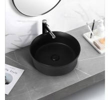 Умывальник накладной ABBER Bequem AC2103MB черная матовая