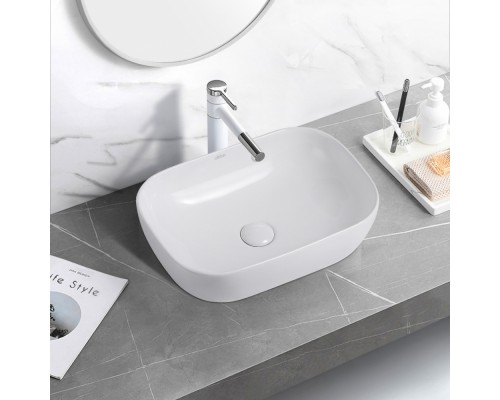 Умывальник накладной ABBER Rechteck AC2200 белая