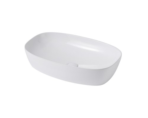 Умывальник накладной керамический белый ABBER Rechteck, AC2206  60.5x39x14