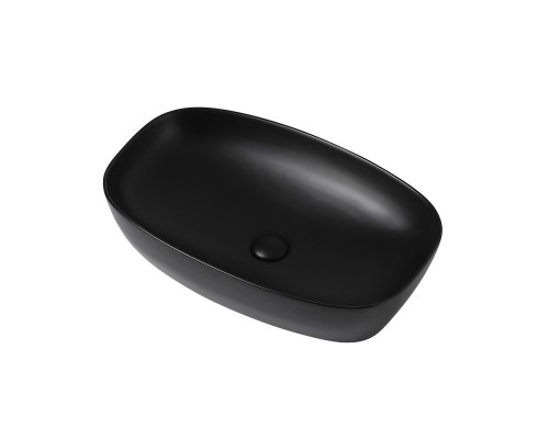 Умывальник накладной ABBER Rechteck AC2206MB черная матовая