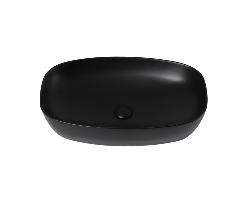 Умывальник накладной ABBER Rechteck AC2206MB черная матовая