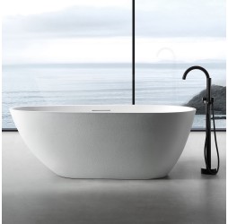 ABBER ванна из искусственного камня цвет белый матовый 170x75x60 I AM9911