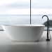 ABBER ванна из искусственного камня цвет белый матовый 170x75x60 I AM9911