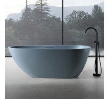 ABBER ванна из искусственного камня цвет серый матовый 170x75x60 I AM9911G