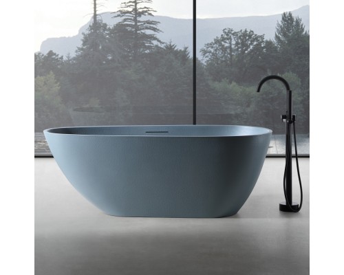 ABBER ванна из искусственного камня цвет серый матовый 170x75x60 I AM9911G