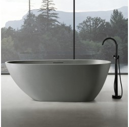 ABBER ванна из искусственного камня цвет светло-серый матовый 170x75x60 I AM9911MLG