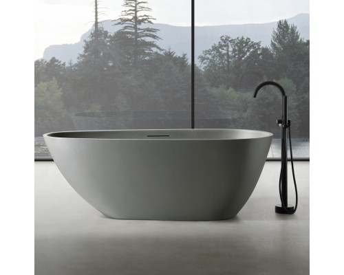 ABBER ванна из искусственного камня цвет светло-серый матовый 170x75x60 I AM9911MLG