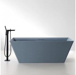ABBER ванна из искусственного камня цвет серый матовый 170x75x60 I AM9912G