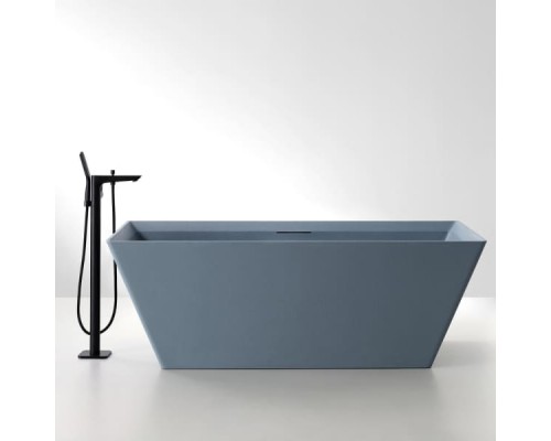 ABBER ванна из искусственного камня цвет серый матовый 170x75x60 I AM9912G
