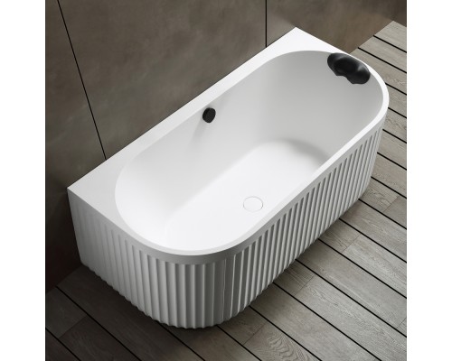 ABBER ванна из искусственного камня цвет белый матовый 170x80x63 I AM9916