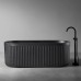 ABBER ванна из искусственного камня цвет черный матовый 170x75x60 I AM9925B
