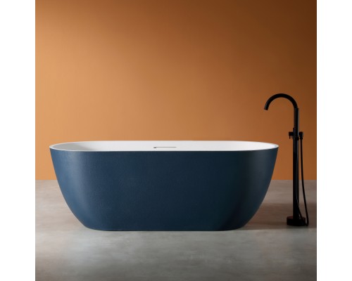 ABBER ванна из искусственного камня цвет синий матовый 170x75x60 I AM9941DB