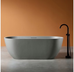 ABBER ванна из искусственного камня цвет светло-серый матовый 170x75x60 I AM9941MLG