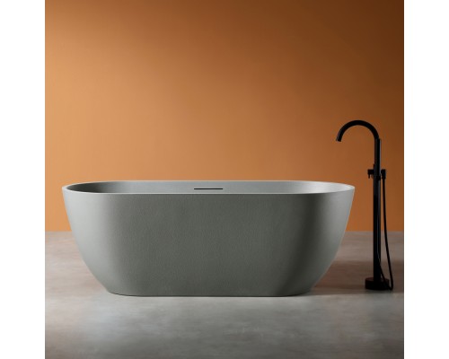 ABBER ванна из искусственного камня цвет светло-серый матовый 170x75x60 I AM9941MLG