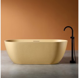 ABBER ванна из искусственного камня цвет песочный матовый 170x75x60 I AM9941MS