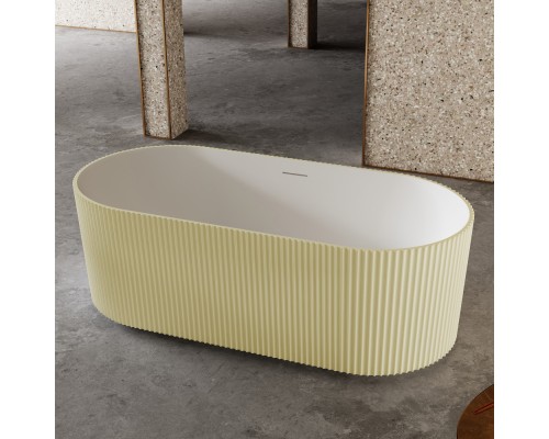 ABBER ванна из искусственного камня цвет: песочный матовый 170x75x55 I AS9601MS