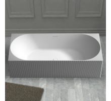 ABBER ванна из искусственного камня цвет: белый матовый 170x75x55 I AS9603