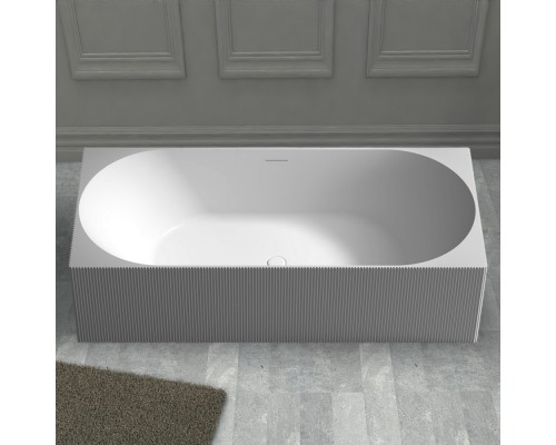 ABBER ванна из искусственного камня цвет: белый матовый 170x75x55 I AS9603