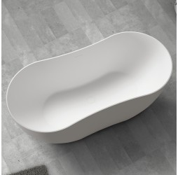 ABBER ванна из искусственного камня цвет: белый матовый 170x80x55 I AS9604