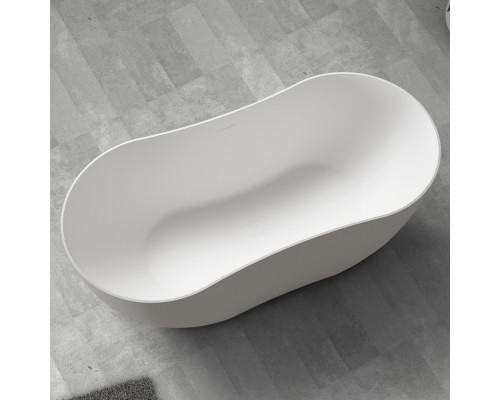 ABBER ванна из искусственного камня цвет: белый матовый 170x80x55 I AS9604