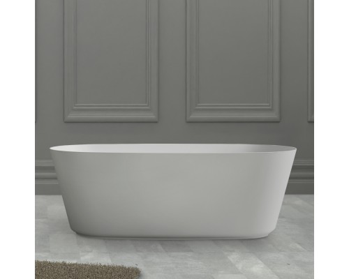 ABBER ванна из искусственного камня цвет: белый матовый 160x80x55 I AS9606